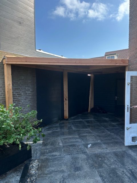 Carport gebouwd door TJ Bouwbedrijf