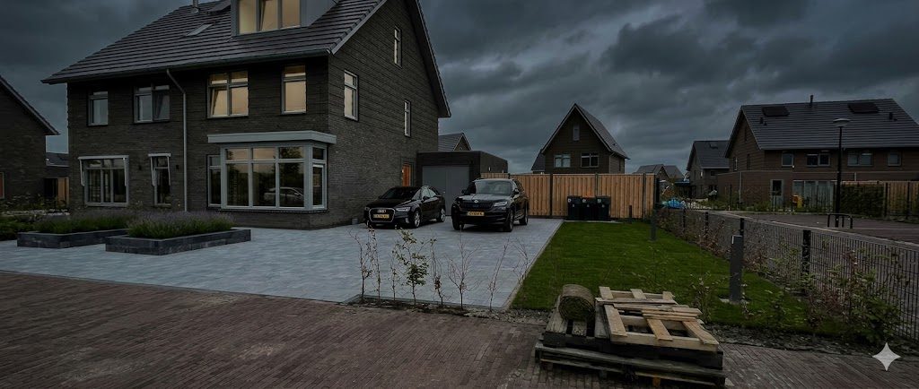Opgeleverd project met oprit door TJ Bouwbedrijf